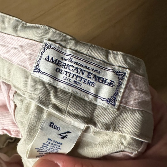 Vintage American Eagle Khaki Pants Size 4 Y2K - Picture 4 of 4